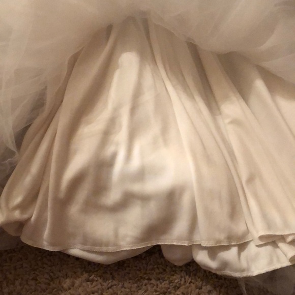 Strapless sequins tulle dress - Picture 5 of 8